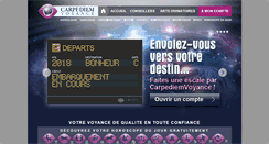 Desktop Screenshot of carpediemvoyance.com
